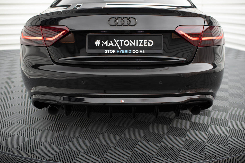 Diffusore Posteriore Audi A5 8T S-Line (scarico singolo su entrambi i lati) — montato sulla vettura