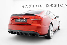 Diffusore Posteriore Audi A5 Sportback 8T S-Line (scarico singolo su entrambi i lati) — dettaglio del profilo