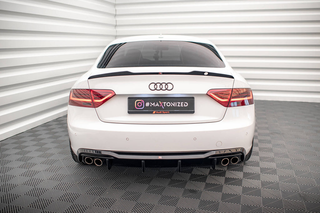Diffusore Posteriore Audi A5 Sportback 8T Facelift (doppio scarico su entrambi i lati) — vista laterale