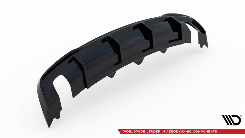 Diffusore Posteriore Audi A5 Sportback 8T Facelift (scarico singolo su entrambi i lati) — dettaglio del profilo