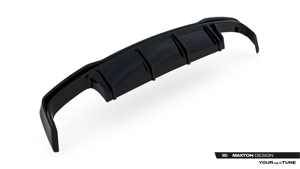 Diffusore Posteriore Audi A6 C8 S-Line — dettaglio del profilo