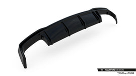 Diffusore Posteriore Audi A6 C8 S-Line — dettaglio del profilo