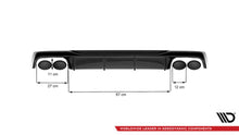 Load image into Gallery viewer, Diffusore Posteriore Audi A6 C8 S-Line — vista posteriore