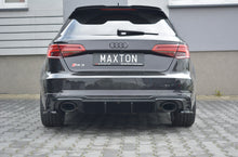 Carica l'immagine nel visualizzatore di Gallery, Diffusore posteriore Maxton Design per Audi RS3 8V Facelift Sportback, ABS nero lucido