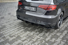 Carica l'immagine nel visualizzatore di Gallery, Diffusore posteriore Maxton Design per Audi RS3 8V Facelift Sportback, ABS nero lucido - vista d'insieme