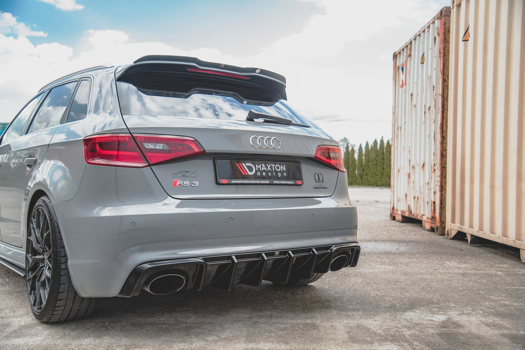 Diffusore posteriore Audi RS3 8V Sportback - vista laterale