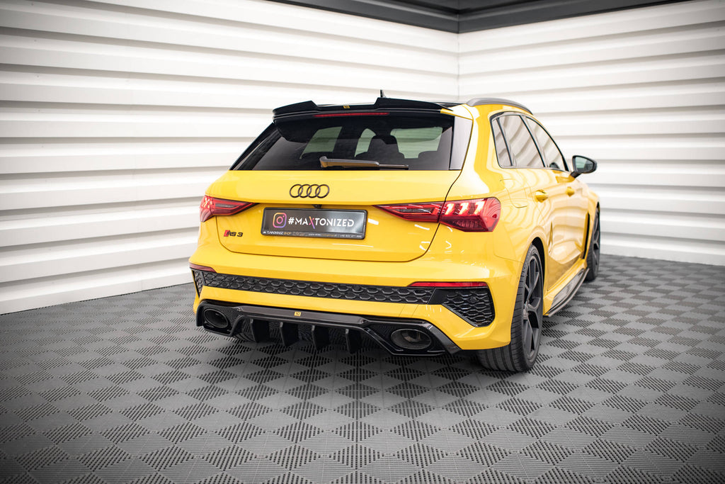 Diffusore Posteriore Audi RS3 8Y — dettaglio della superficie