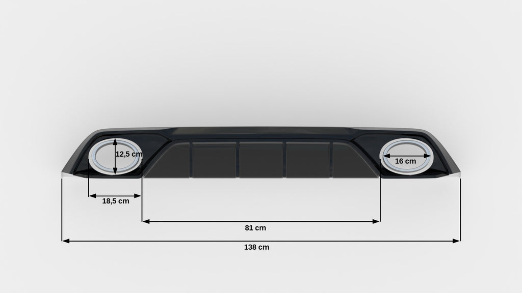 Diffusore Posteriore Audi RS3 8Y — vista d'insieme