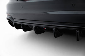 Diffusore posteriore Maxton Design per Audi RS5 F5 Coupé e Sportback — ABS nero lucido, vista di dettaglio