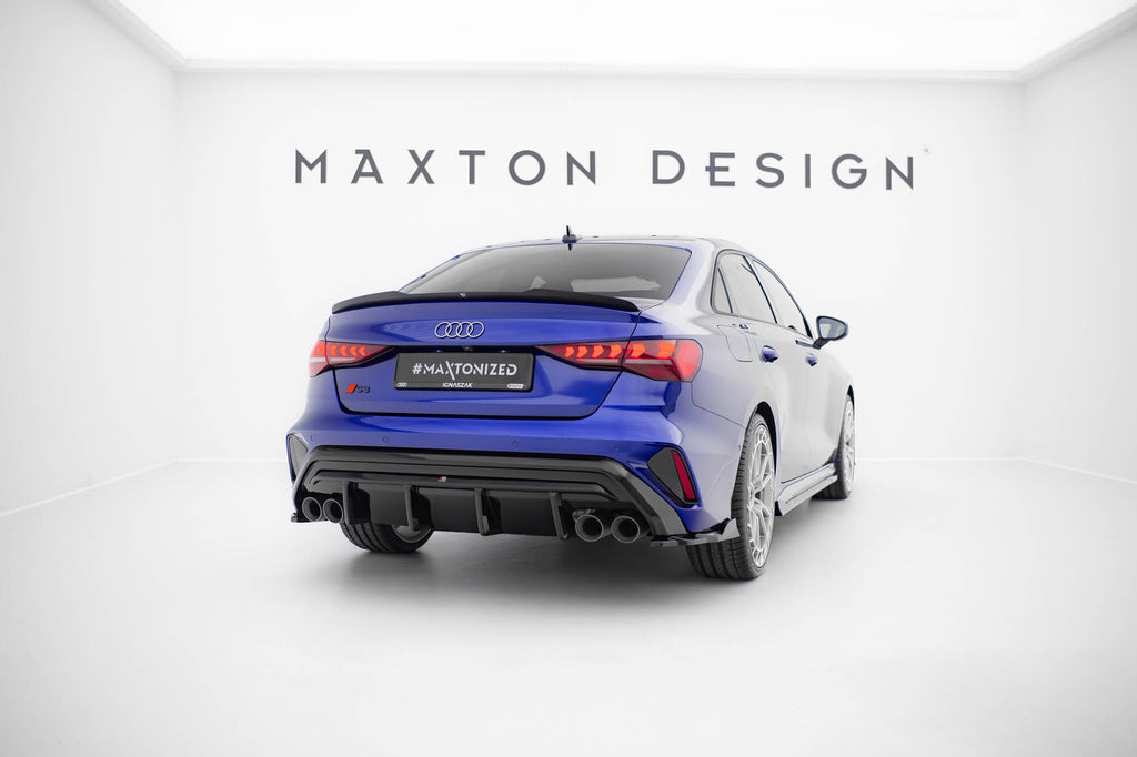 Diffusore Posteriore Audi S3 Berlina 8Y Facelift — vista laterale