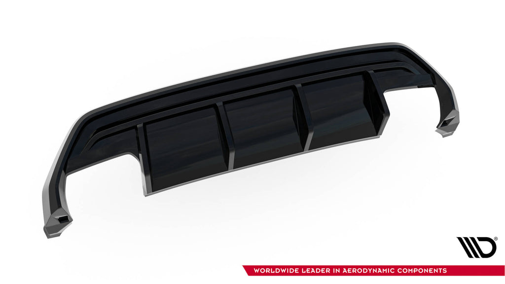 Diffusore Posteriore Audi S3 Berlina 8Y Facelift — particolare della finitura