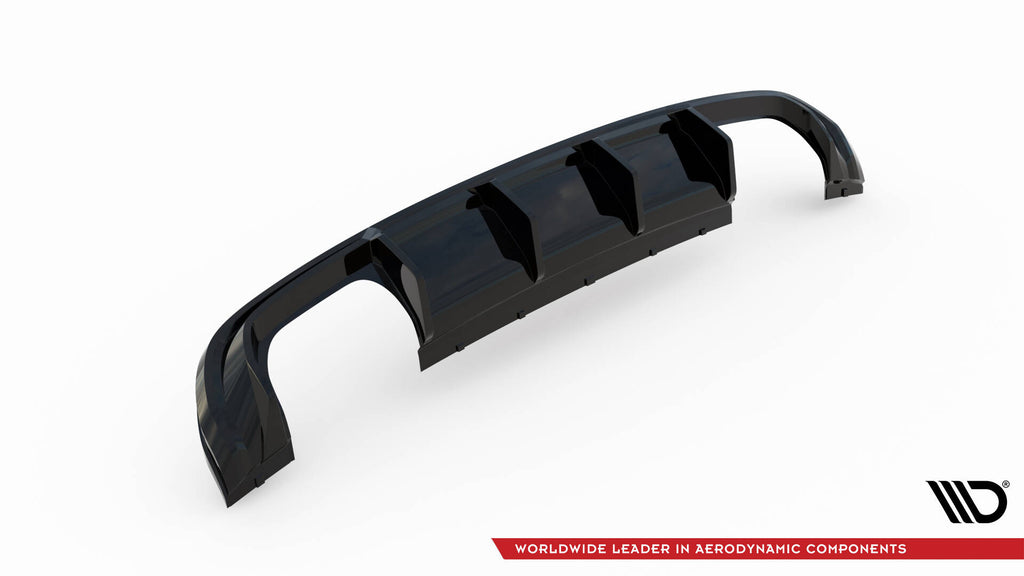 Diffusore Posteriore Audi S3 Sportback 8V S-Line — dettaglio del profilo