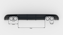 Carica l'immagine nel visualizzatore di Gallery, Diffusore Posteriore Audi S3 Sportback 8V S-Line — montato sulla vettura