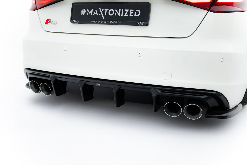 Diffusore Posteriore Audi S3 Sportback 8V S-Line — vista posteriore