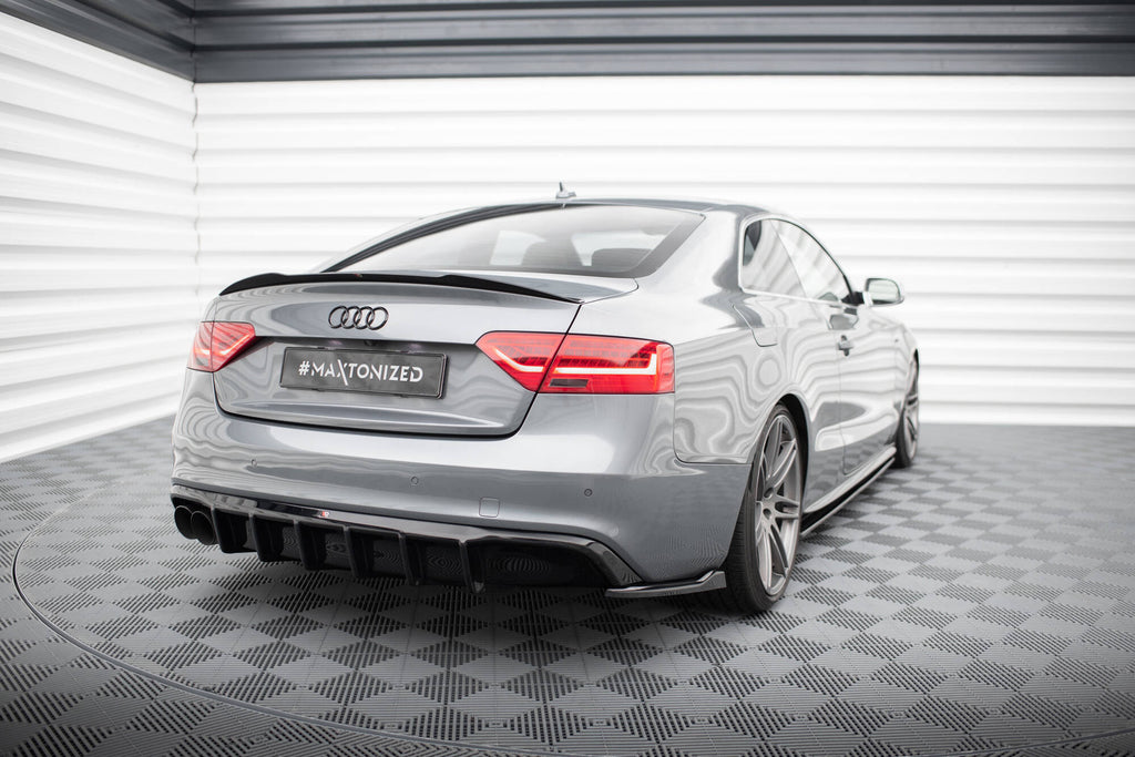 Diffusore Posteriore Audi A5 8T Facelift S-Line (doppio terminale su un lato) — vista d'insieme