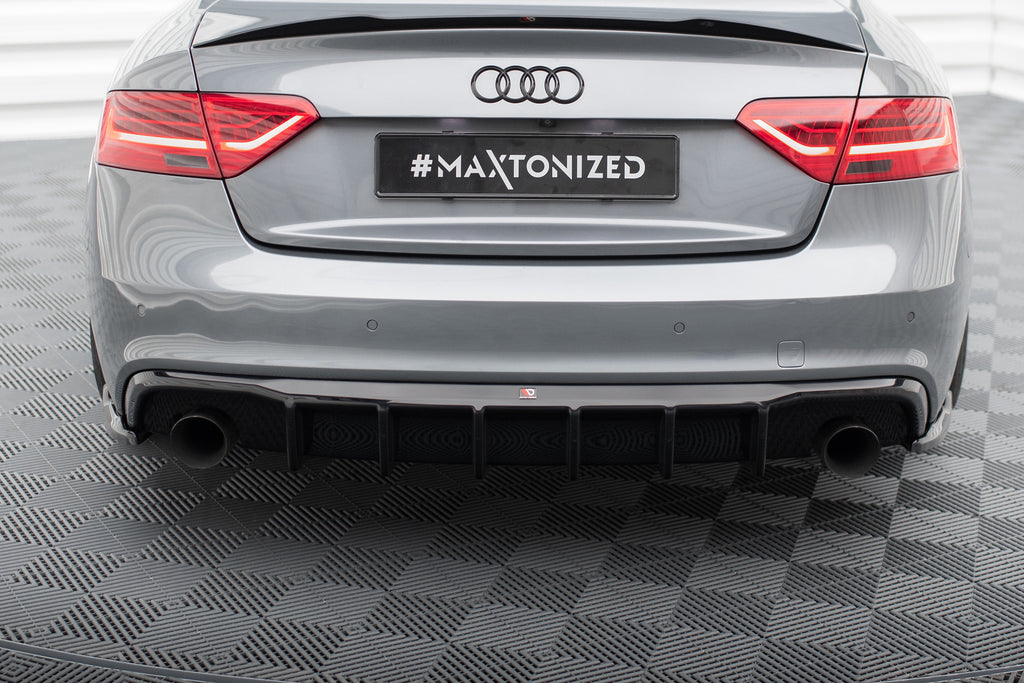 Diffusore Posteriore Audi A5 8T Facelift S-Line (scarico singolo su entrambi i lati) — dettaglio del profilo