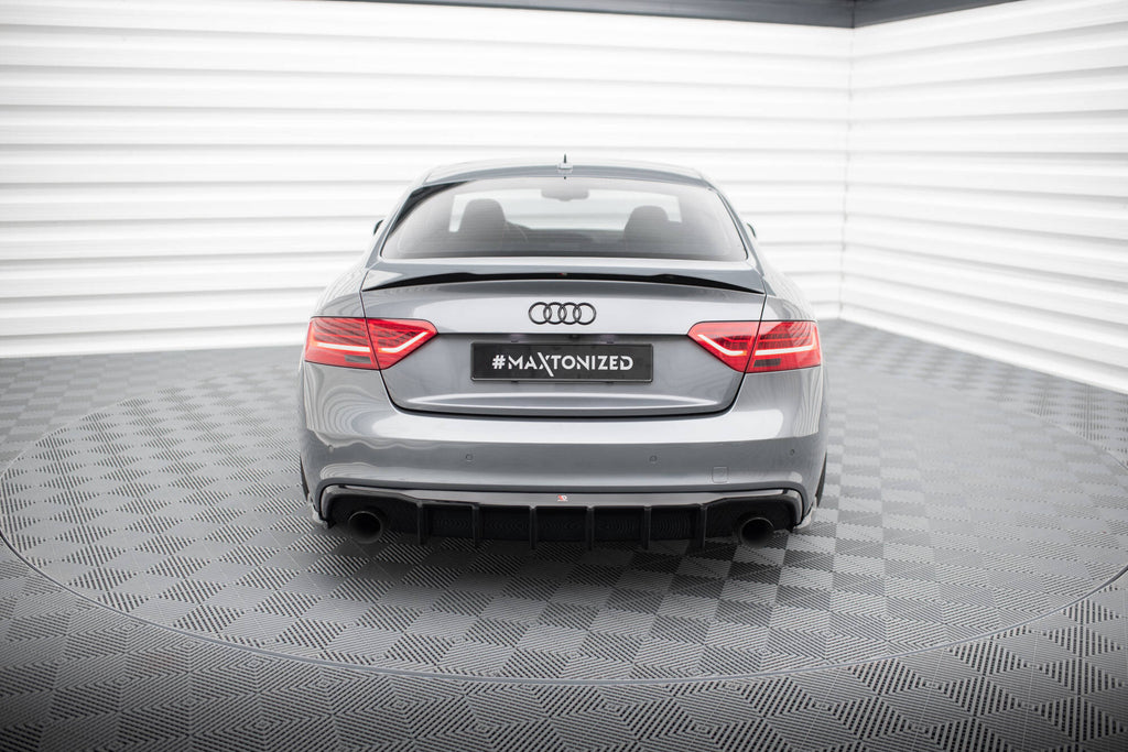 Diffusore Posteriore Audi A5 8T Facelift S-Line (scarico singolo su entrambi i lati) — vista laterale