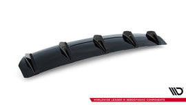 Diffusore posteriore Maxton Design per Audi SQ5 e Q5 S-Line Mk2, ABS nero lucido