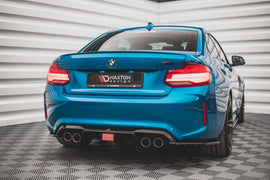 Diffusore posteriore Maxton Design compatibile con BMW M2 F87, ABS nero lucido