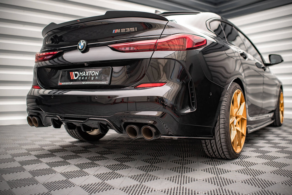 Diffusore posteriore Maxton Design per BMW M235i Gran Coupé F44, ABS nero lucido
