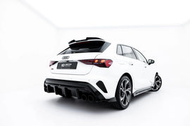 Diffusore Posteriore Audi A3 Sportback 8Y Facelift S-Line — vista laterale