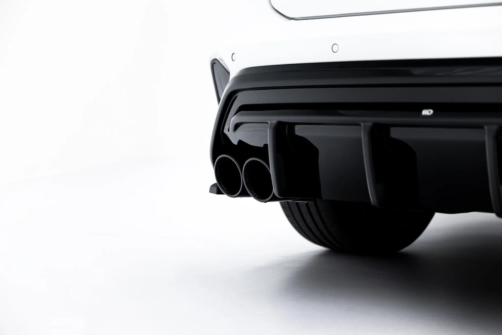 Diffusore Posteriore Audi A3 Sportback 8Y Facelift S-Line — particolare della finitura