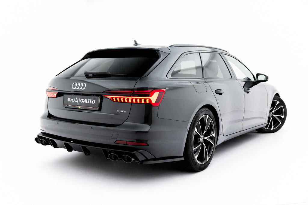 Diffusore Posteriore Audi A6 C8 — particolare della finitura