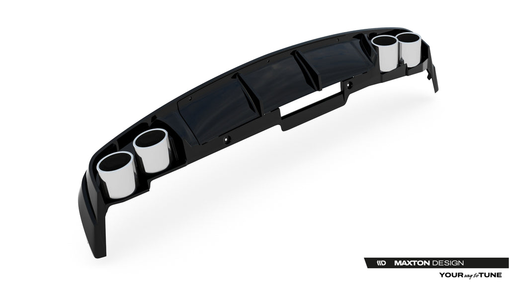 Diffusore Posteriore Audi A6 C8 — dettaglio del fissaggio