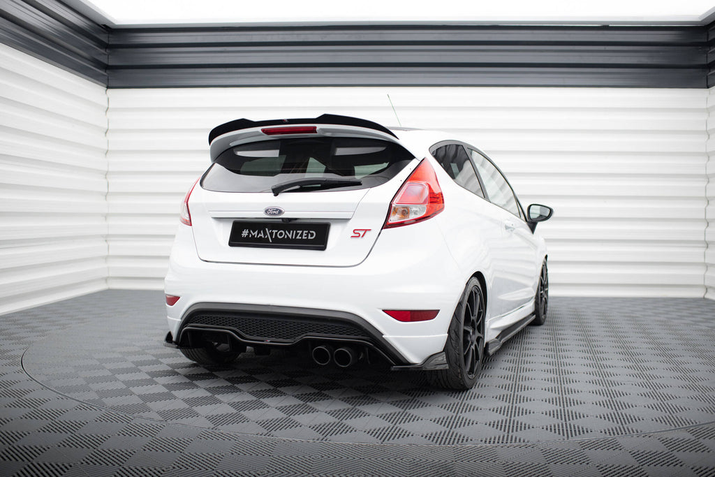 Diffusore posteriore Maxton Design per Ford Fiesta ST Mk7 Facelift 3 porte, ABS nero lucido