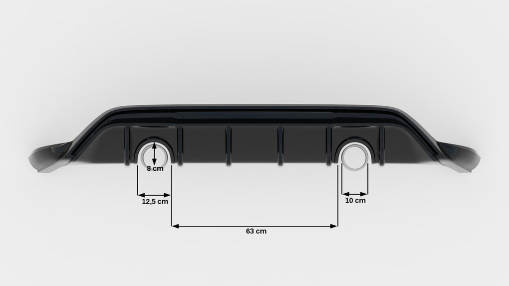 Diffusore Posteriore Ford Focus Hatchback Mk4 ST-Line — montato sulla vettura