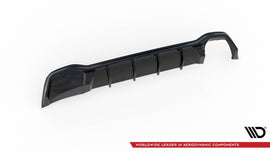 Diffusore posteriore Maxton Design per Ford Focus ST-Line Station Wagon Mk4, ABS nero lucido - vista d'insieme
