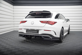 Diffusore posteriore Maxton Design per Mercedes-Benz CLA AMG-Line C118 / X118, ABS nero lucido