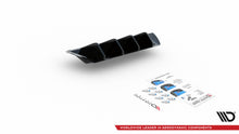 Carica l'immagine nel visualizzatore di Gallery, Diffusore posteriore Maxton Design per Seat Ibiza FR Mk5, ABS nero lucido — vista posteriore