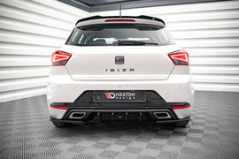 Diffusore posteriore Maxton Design per Seat Ibiza FR Mk5, ABS nero lucido