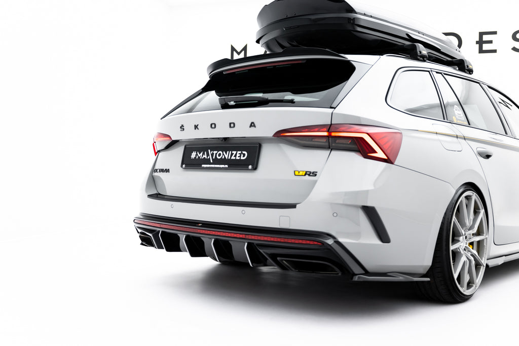 Diffusore Posteriore Skoda Octavia RS Mk4 — vista laterale