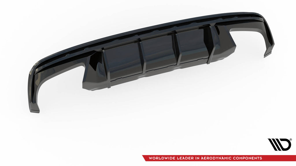 Diffusore Posteriore Skoda Octavia RS Mk4 — particolare della finitura
