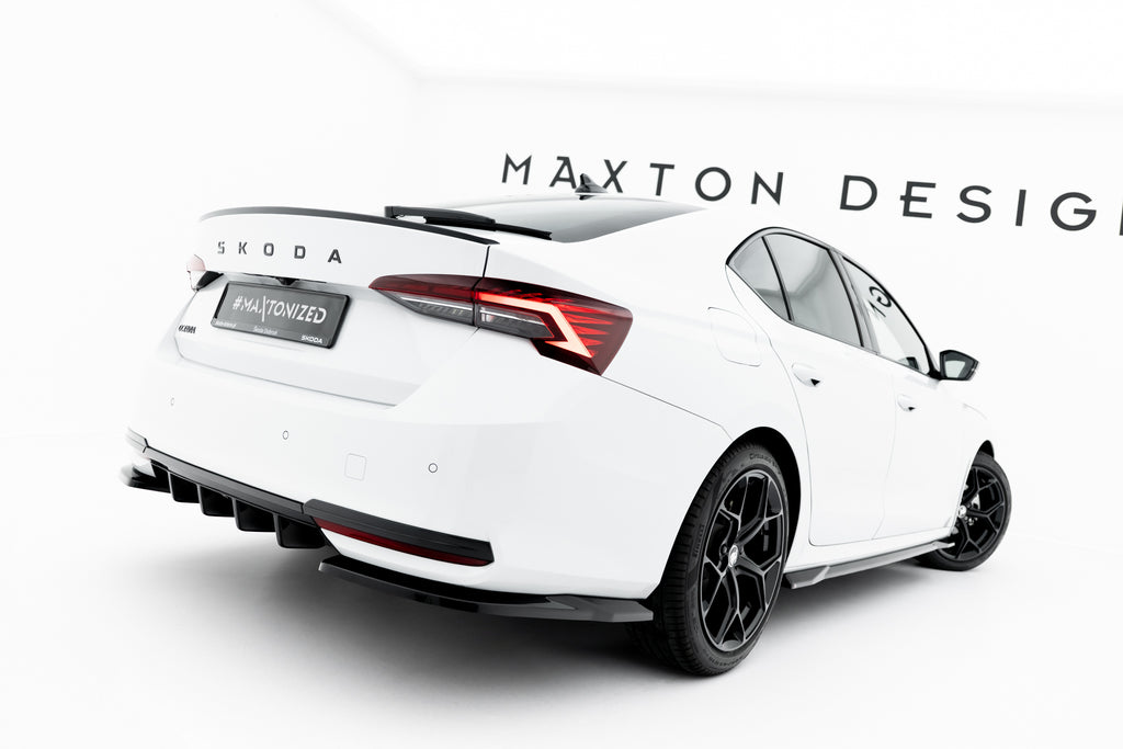 Diffusore Posteriore Skoda Octavia Mk4 Facelift Sportline — dettaglio del profilo