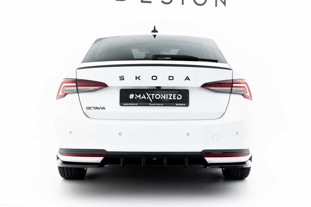 Diffusore Posteriore Skoda Octavia Mk4 Facelift Sportline — montato sulla vettura