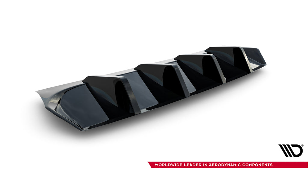 Diffusore Posteriore Skoda Octavia Mk4 Facelift Sportline — vista laterale