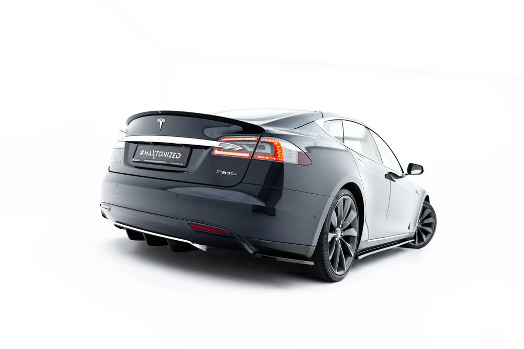 Diffusore Posteriore Tesla Model S Mk1 — particolare della finitura