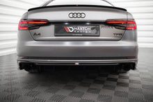 Carica l'immagine nel visualizzatore di Gallery, Diffusore Posteriore V.1 Audi A4 B9 S-Line (scarico singolo su entrambi i lati) — vista frontale