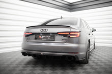 Carica l'immagine nel visualizzatore di Gallery, Diffusore Posteriore V.1 Audi A4 B9 S-Line (scarico singolo su entrambi i lati) — vista posteriore
