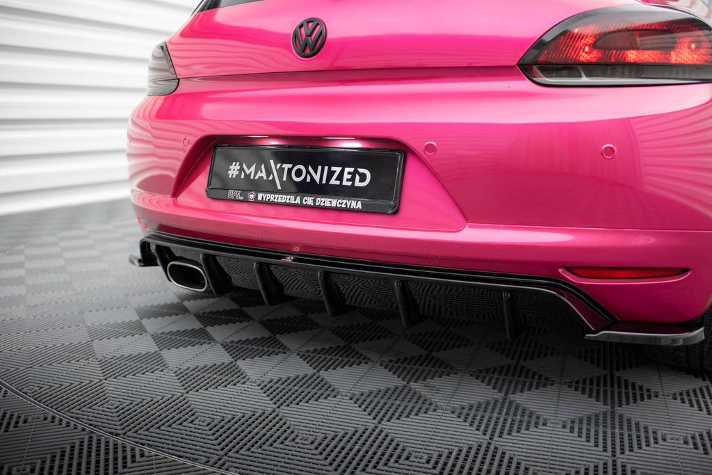 Diffusore Posteriore V.1 Volkswagen Scirocco Mk3 — dettaglio del fissaggio