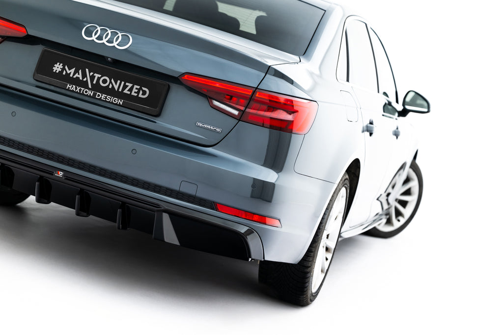 Diffusore Posteriore V.2 Audi A4 B9 S-Line — dettaglio del profilo