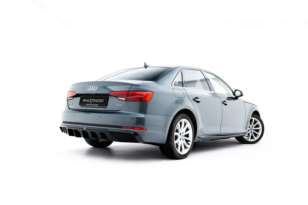 Diffusore Posteriore V.2 Audi A4 B9 S-Line — vista angolata