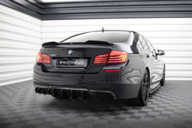 Diffusore Posteriore V.2 Maxton Design compatibile con BMW Serie 5 F10 M-Pack (doppio terminale su un lato) — dettaglio del profilo