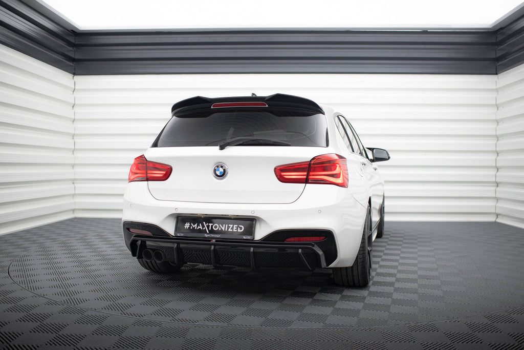 Diffusore Posteriore V.3 BMW Serie 1 F20 Facelift M-Pack (doppio terminale su un lato) — dettaglio del profilo