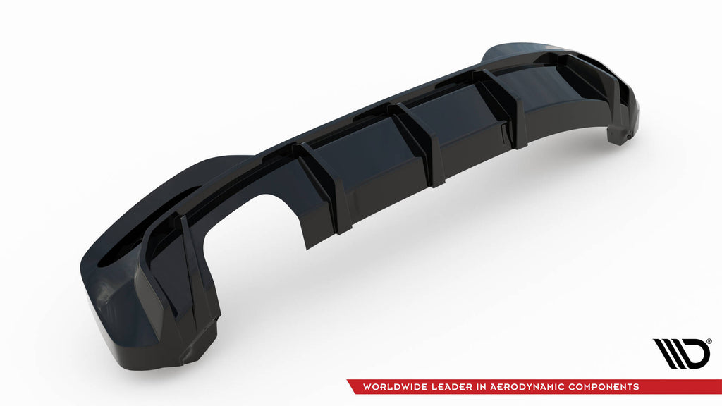Diffusore Posteriore V.3 BMW Serie 1 F20 Facelift M-Pack (doppio terminale su un lato) — vista laterale