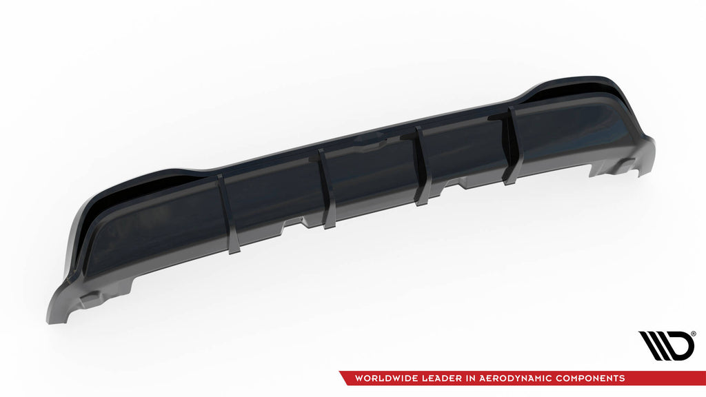 Diffusore Posteriore Volkswagen Golf Mk8 GTE / R-Line — vista posteriore