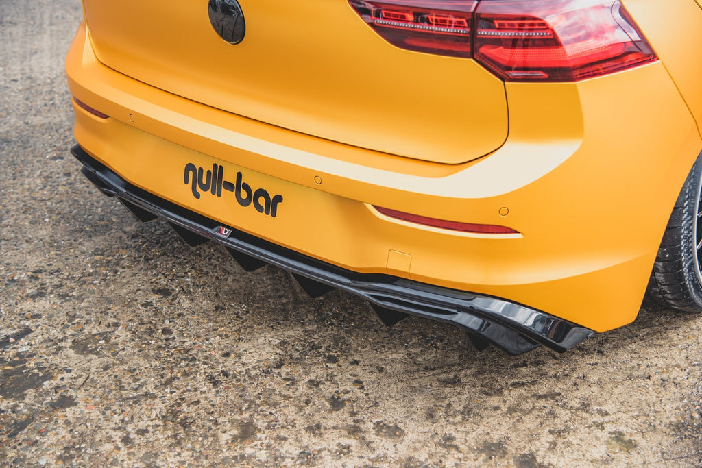 Diffusore posteriore Maxton Design per Volkswagen Golf Mk8 Hatchback, ABS nero lucido
